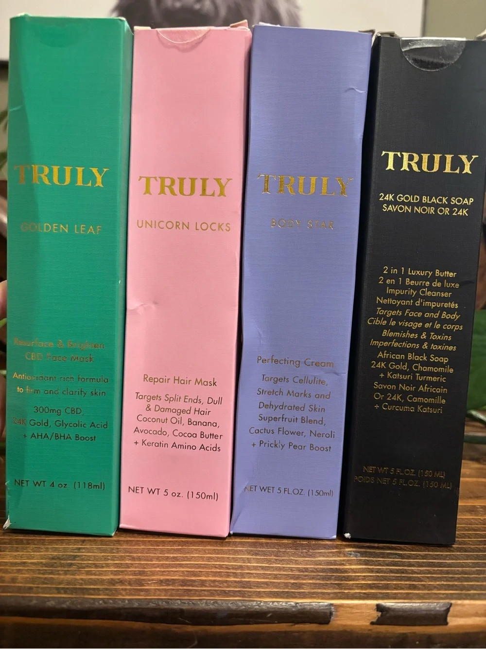 Truly Beauty Discontinued Line! Unicorn Locks, Golden Leaf, 24K Gold, Body Star